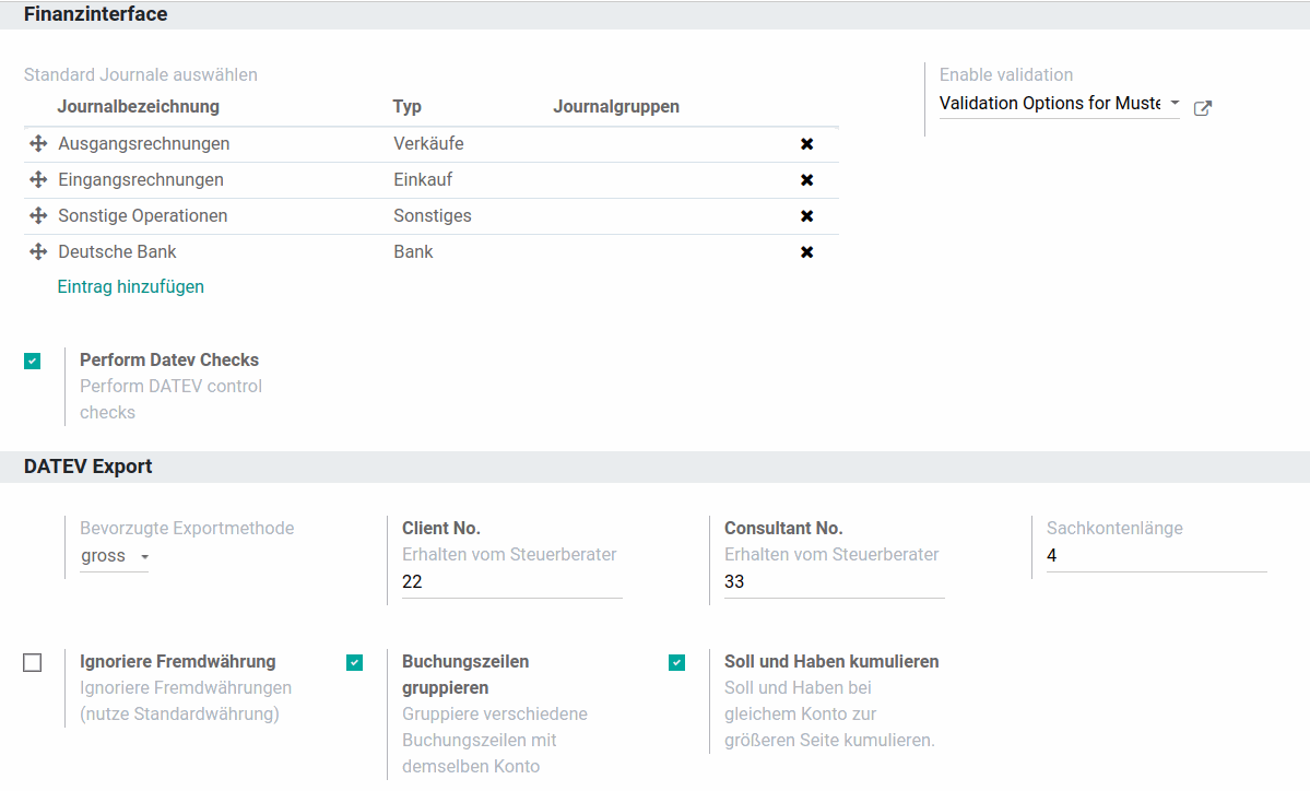 Odoo Bild- und Textblock